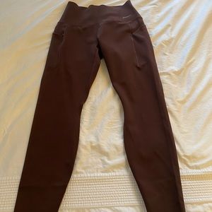 Chocolate Brown Nike Dry Fit workout pants size Medium